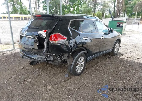 2016 Nissan Rogue Sv из США, поврежденный, VIN KNMAT2MV5GP630904